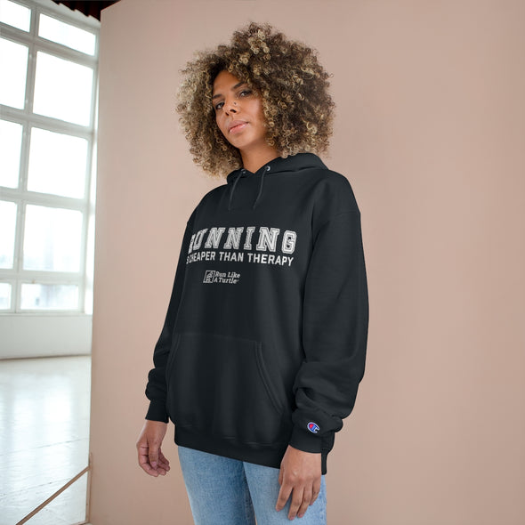 Running is Cheaper Than Therapy - Eco-Friendly Hoodie